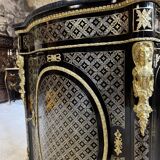Boulle marquetry support furniture "net" from the Napoleonic III period