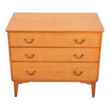 Vintage 1950s/60s chest of drawers with 3 drawers
