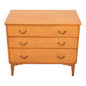 Vintage 1950s/60s chest of drawers with 3 drawers