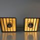 Pair of wall lamps Phillips, 70 years
