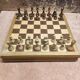 Jeu d'échecs en bois noble vintage 