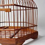 Vintage Chinese Bamboo Decorative Bird Cage