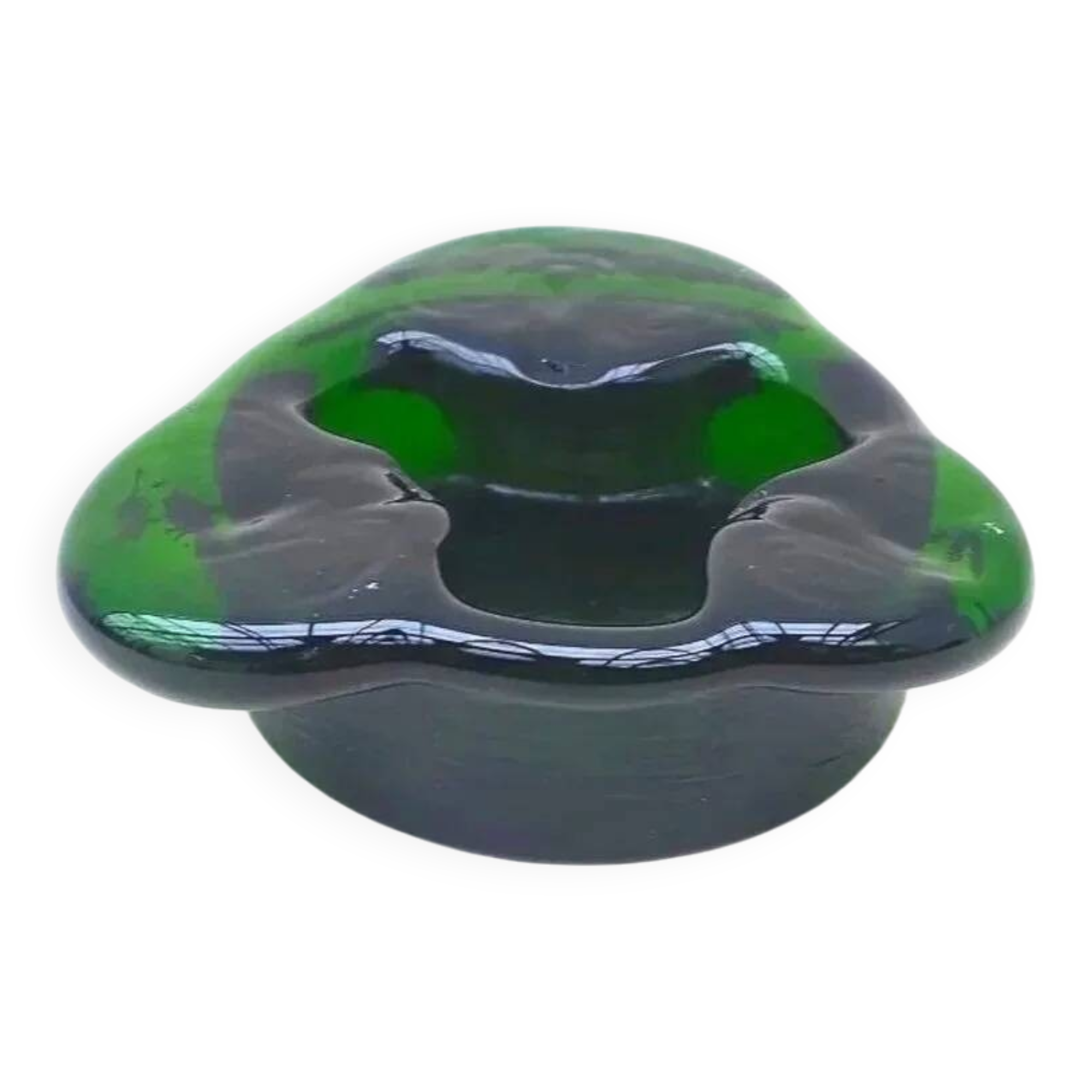 Blown glass empty pocket, 1970