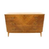 Commode scandinave en noyer, Swedish modern, Suède, 1940