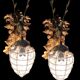Crystal Beaded Stag Head Sconces, Set of 2