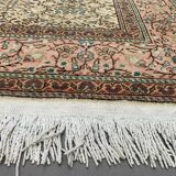 Vintage Square Turkish Rug 245x200 cm, Tribal Wool Carpet Large