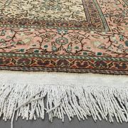 Vintage Square Turkish Rug 245x200 cm, Tribal Wool Carpet Large