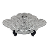 Starry Pattern Crystal Bowl, American, American Brilliant Cut Glass, 1920s.