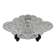 Starry Pattern Crystal Bowl, American, American Brilliant Cut Glass, 1920s.
