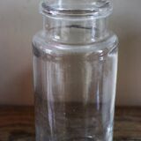 Vase Flacon ancien conservation verre transparent