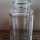 Vase Flacon ancien conservation verre transparent