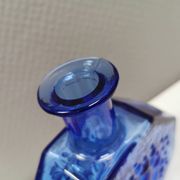 Blue glass vase from Riihimäen Lasi Finland, by Nanny Still.
