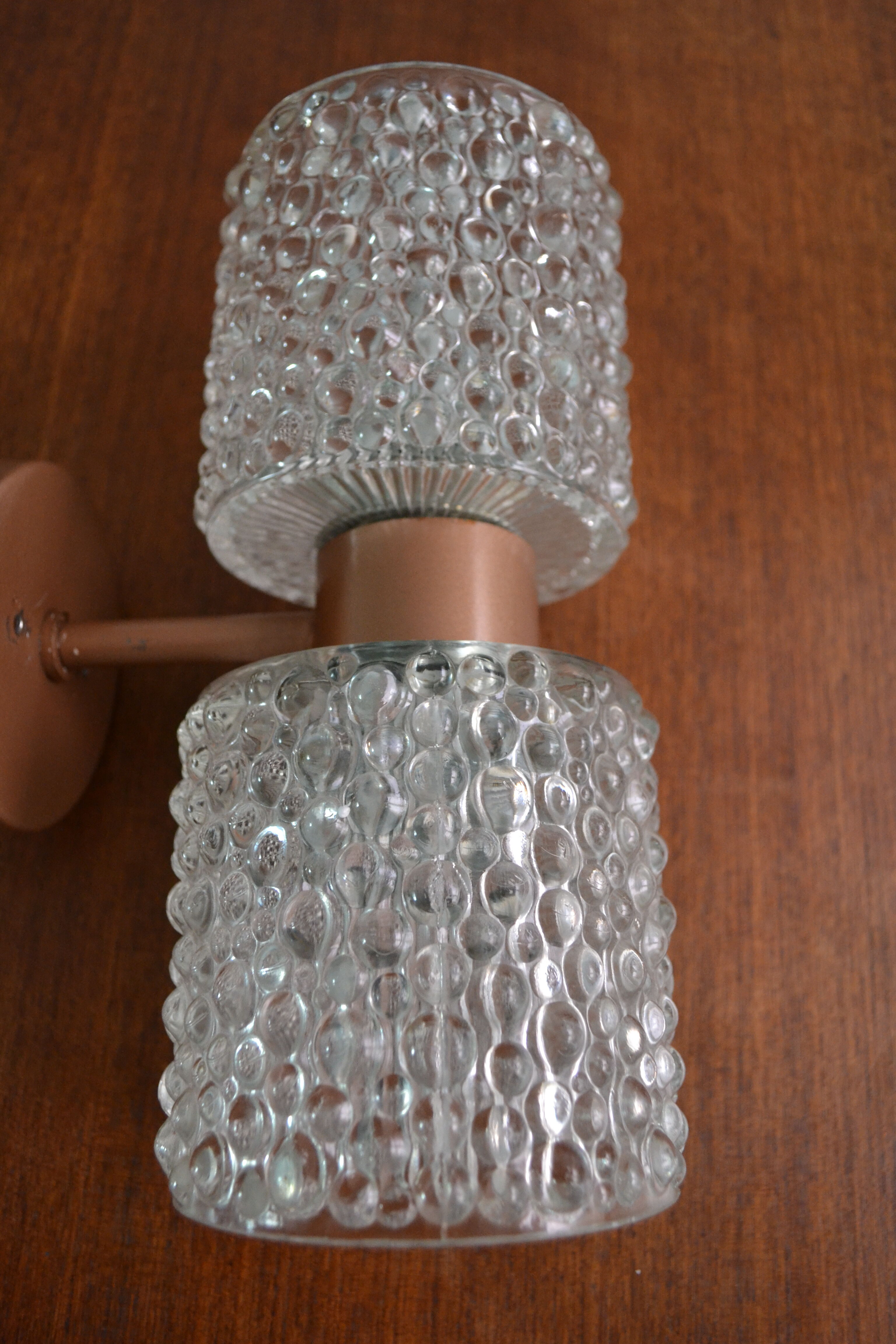 J.W Bosman's 60s Raak Pair of wall light