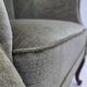 1960s, Danish armchair, green furniture velour, beech wood legs.