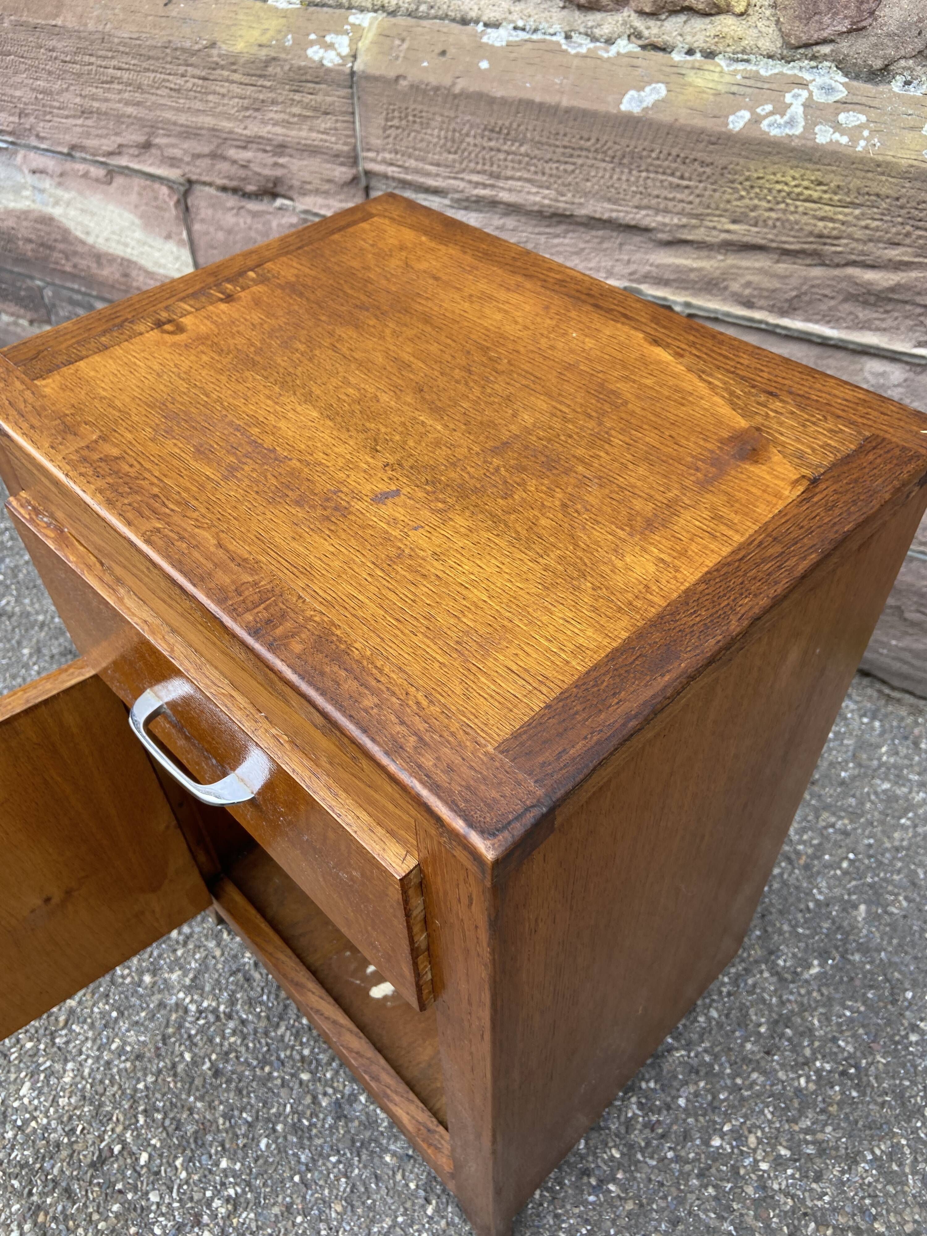 Amazing Pair of Scandinavian Bedside Tables Mid Century Style VI