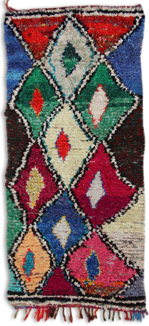 Carpet boucharouette, 190 x 135