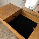 Coiffeuse vintage en chêne