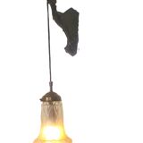 Art Deco wall lamp by Max Le Verrier, France, 1920