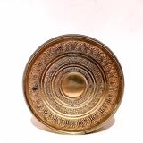 19th century brass round box
