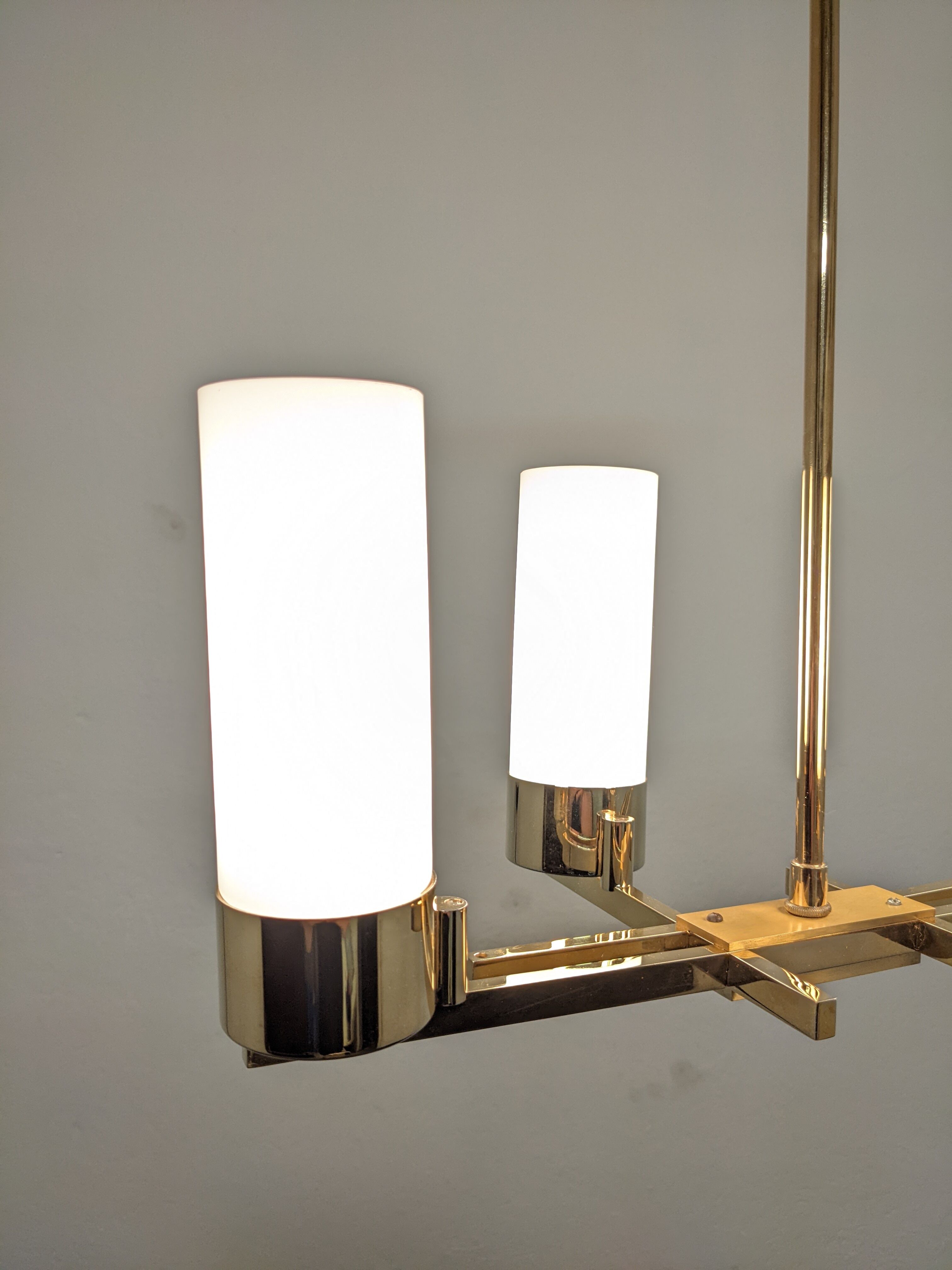 Arlus chandelier with 4 fires from the 50s/60s