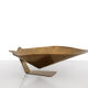 Rare brass Mathieu Matégot vide poche, 1950s