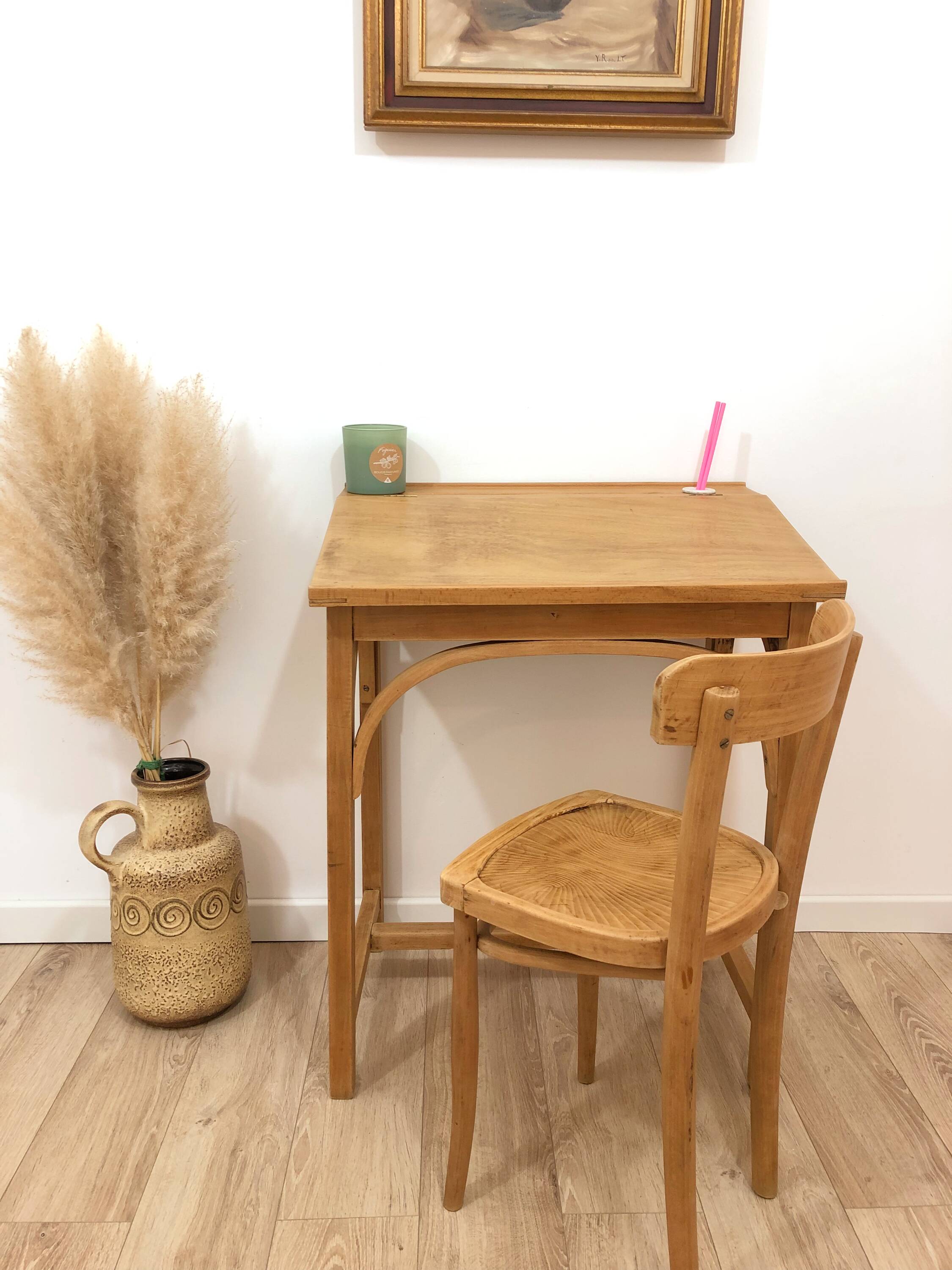 Children's desk/desk and chair from the 60s