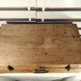 Old wooden suitcase - vintage