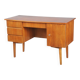 Mid-Century Modern Writing Desk in Walnut, Czech, 1950