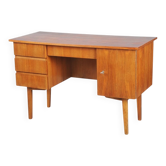 Mid-Century Modern Writing Desk in Walnut, Czech, 1950