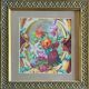 Tableau HSP "étude de fleurs - roses" Projet d'architecture Art Nouveau + c