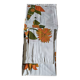 Vintage orange tablecloth and 8 napkins