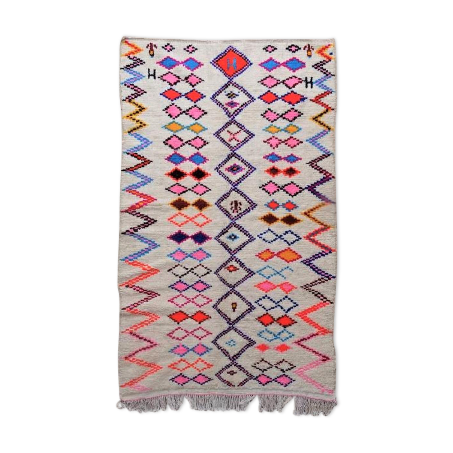 Authentic moroccan berber carpet azilal 240x145 cm