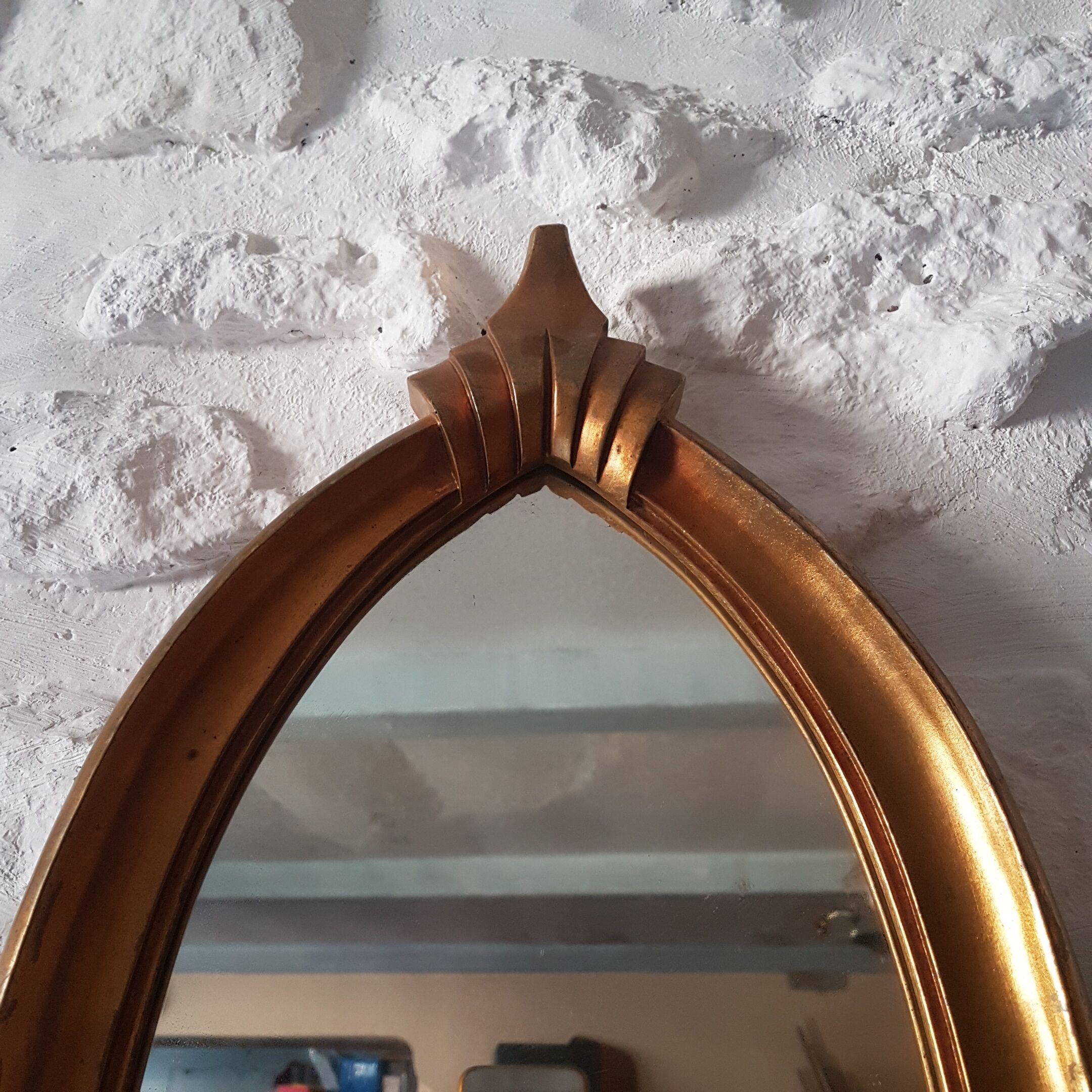 Mirror Golden patina gotham 31x80cm