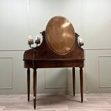 Coiffeuse En Placage De Loupe Estampillée Georges Guerin Faubourg St Antoine Paris