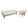 Beige living room set, Danish design, 1970s, production: Denmark