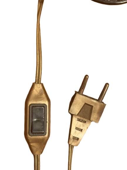 Asian style electrified lamp base