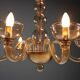 Venetian blown glass chandelier - Mid-20th century Murano