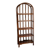 Rattan shelf