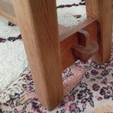 Solid oak farmhouse bench 250 cm