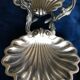 Old beggar in silver bronze