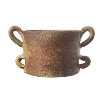 Artisanal vintage stoneware bowl