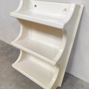 Étagère murale Space Age en plastique thermoformé, années 1970