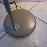 FLOOR lamp design COREP, lacquered steel taupe color, reclining