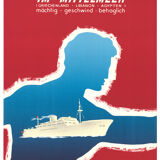 Affiche Marseillaise Messagerie Maritimes