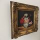Oil on canvas still life with flowers in a vase early 20th century