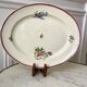 plat oval Villeroy & Boch La Louvière fabrication belge en Terre de Fer début XXème