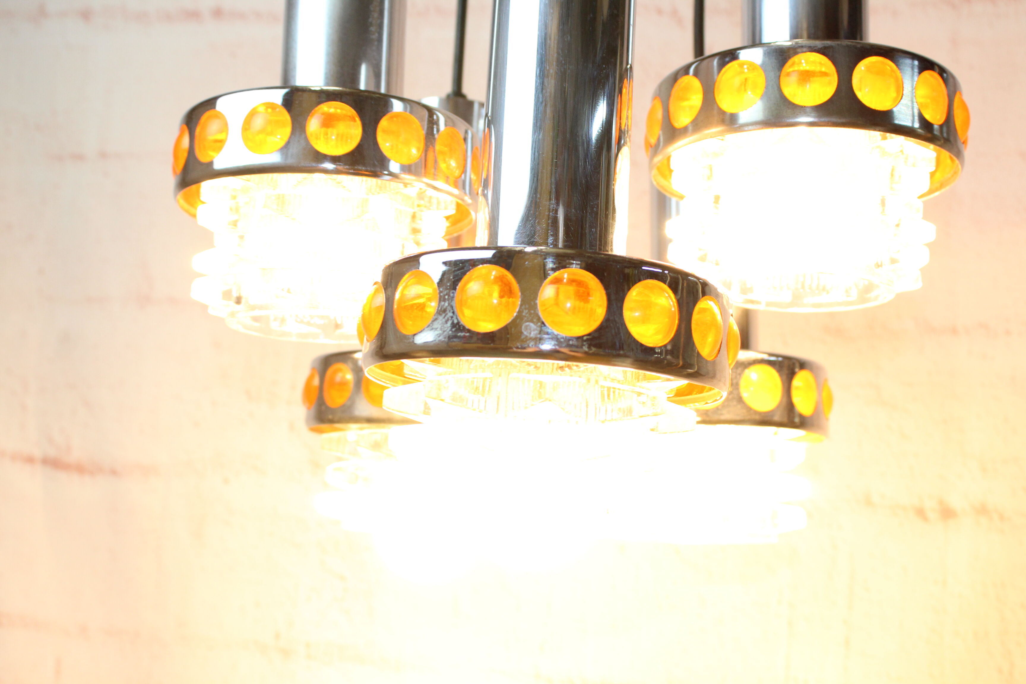 Vintage Raak chandelier 1970