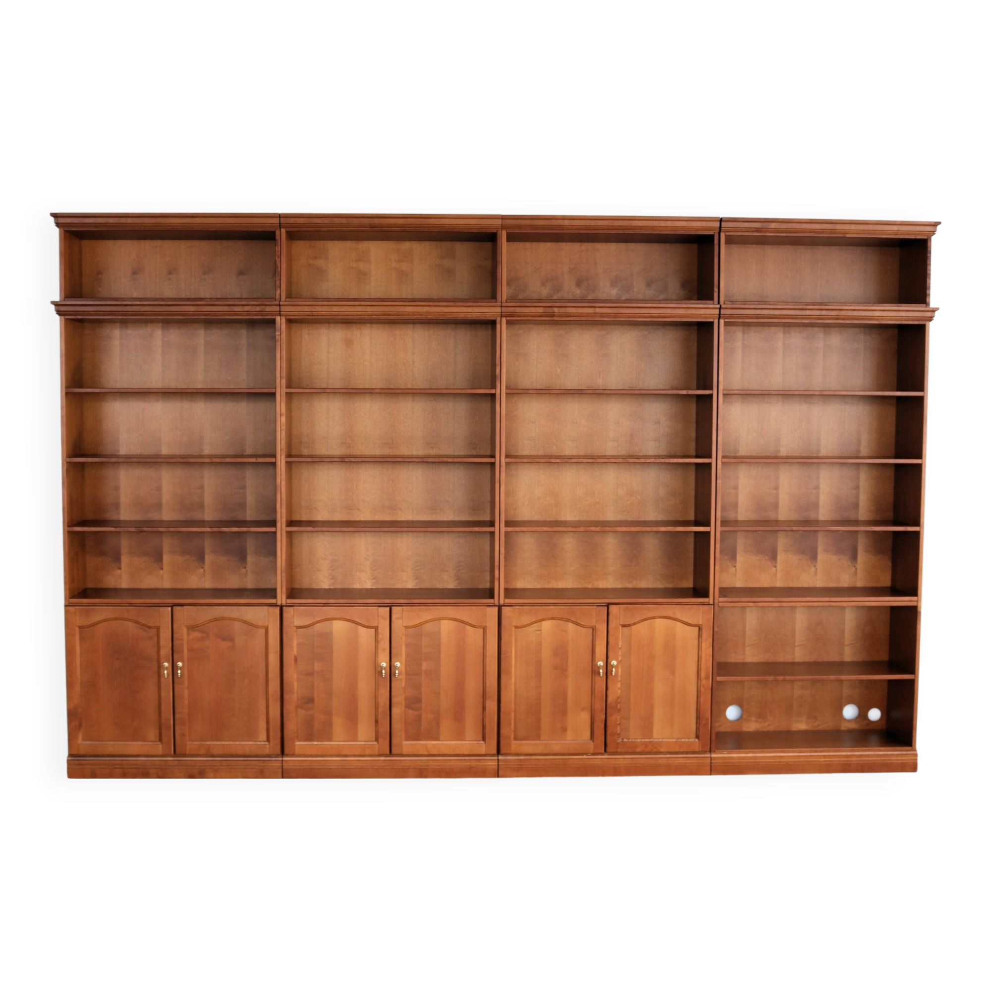 Vintage library cabinet | wall unit | bookcase | swedish