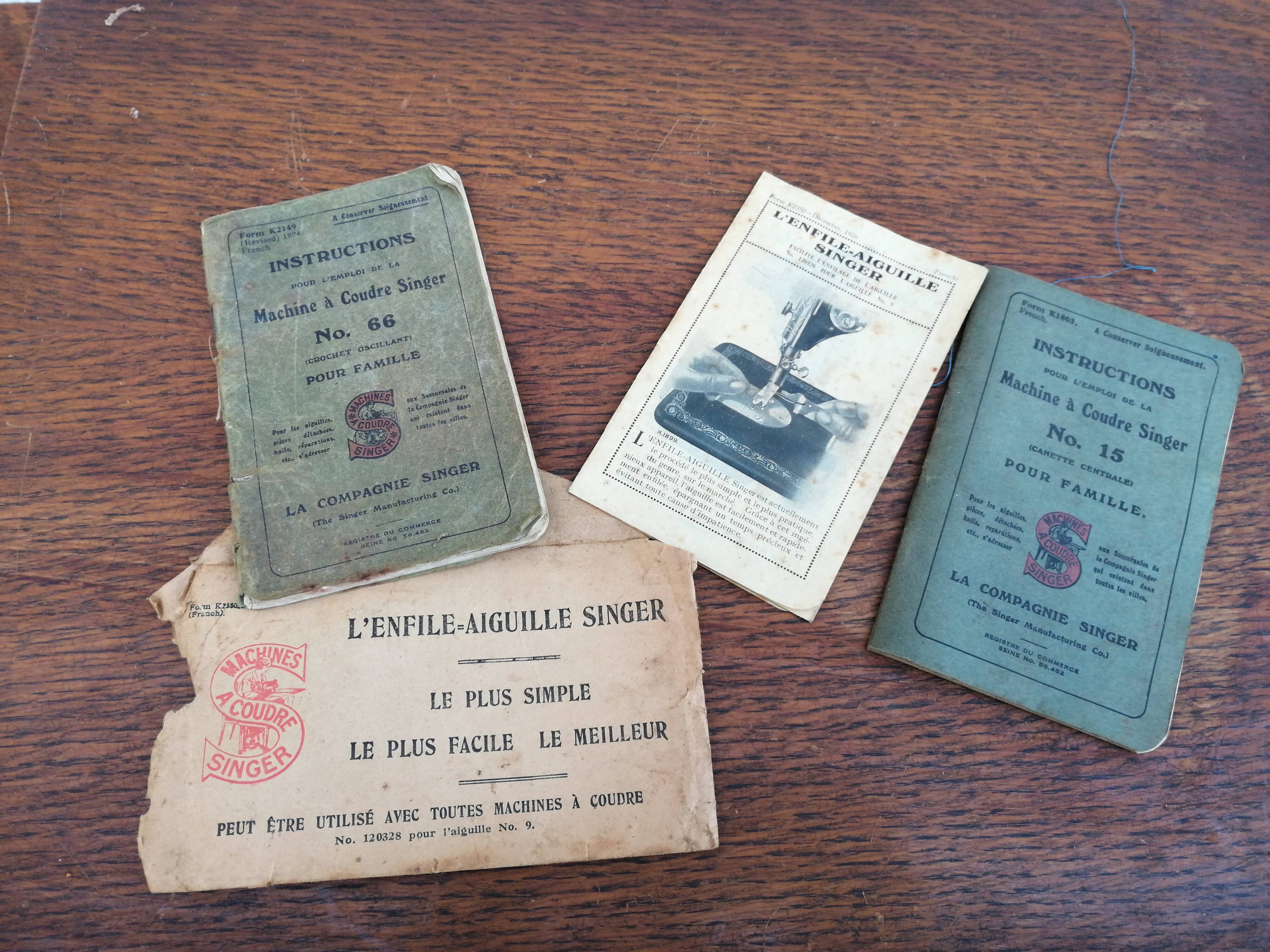 Ancient singer sewing machine