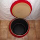 Ottoman red vintage 1960 retro